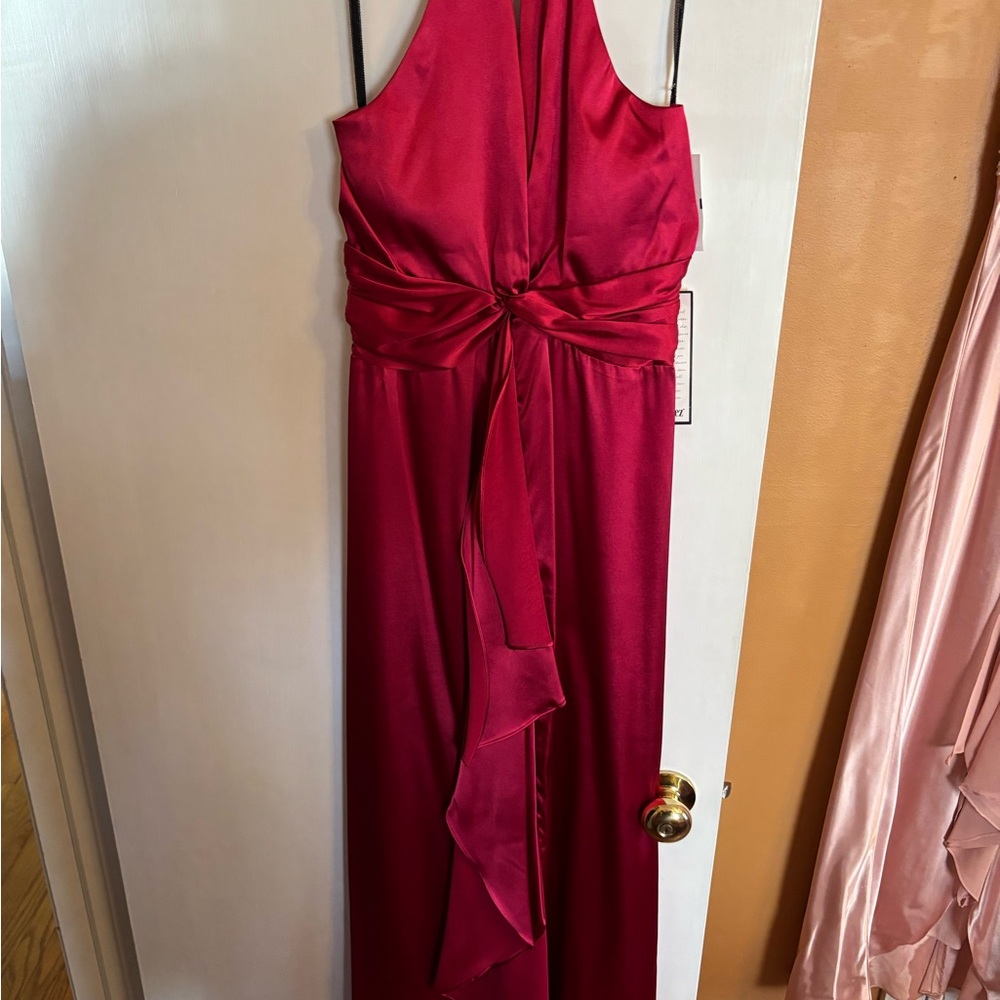 Elegant Red Evening Gown